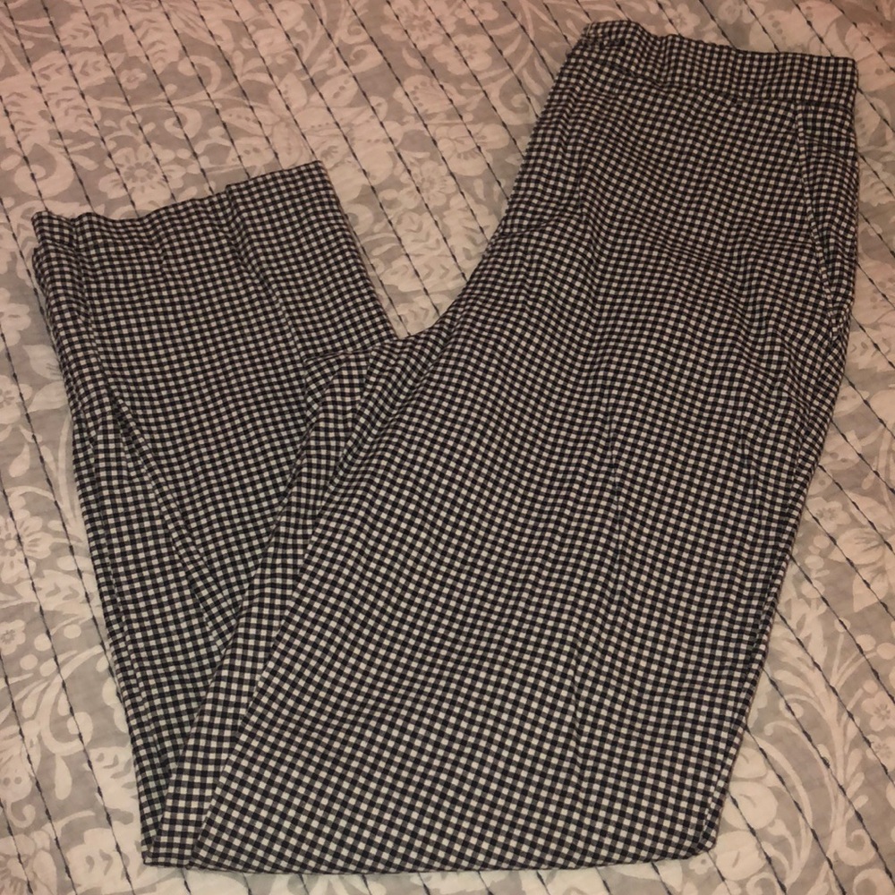 Checkered B&W Pants